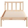 Prodloužený rám postele bez matrace 90 x 220 cm borovice 852444
