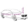 Poloviční autopotah s háčky stříbrný M PEVA 4008958