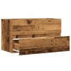 Skříňka pod umyvadlo old wood 90x38,5x45 cm kompozitní dřevo 856249