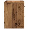 Noční stolek old wood 40 x 30 x 40 cm kompozitní dřevo 855924