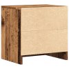 Noční stolek old wood 40 x 30 x 40 cm kompozitní dřevo 855924