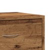 Noční stolek old wood 40 x 30 x 40 cm kompozitní dřevo 855924
