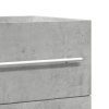 Skříňka pod umyvadlo betonově šedá 80x38,5x48 cm kompozitní dřevo 856228