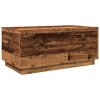 Konferenční stolek s LED osvětlením old wood 90 x 50 x 40 cm 857722