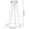 Moskytiéra na slunečník 220 síťovina černá Φ 330 x 250 cm 4010039