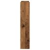 Nástěnný botník old wood 80 x 18 x 90 cm kompozitní dřevo 856544