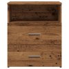 Noční stolky 2 ks old wood 50 x 32 x 60 cm kompozitní dřevo 856565