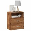 Noční stolky 2 ks old wood 50 x 32 x 60 cm kompozitní dřevo 856565