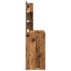 Toaletní stolek s LED old wood 60 x 40 x 140 cm 856999