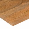 Stolní deska s výřezem 80 x 50 x 2,5 cm masivní hrubý mangovník 370207