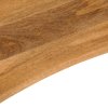 Stolní deska s výřezem 80 x 50 x 2,5 cm masivní hrubý mangovník 370207