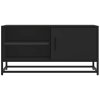 TV skříňka černá 80 x 34,5 x 40 cm kompozitní dřevo a kov 848819