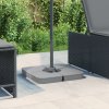 Sada 4 kusů závaží pro slunečníky s křížovým stojanem 100 kg PP 847447