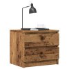 Noční stolky 2 ks old wood 50 x 40 x 43,5 cm kompozitní dřevo 856519