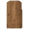 TV stolek s LED old wood 120 x 30 x 50 cm kompozitní dřevo 856351