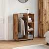 Šatní skříň old wood 80 x 40 x 110 cm kompozitní dřevo 856668