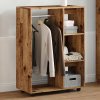 Šatní skříň old wood 80 x 40 x 110 cm kompozitní dřevo 856668