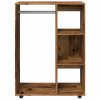 Šatní skříň old wood 80 x 40 x 110 cm kompozitní dřevo 856668