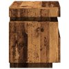 Noční stolky s LED osvětlením 2 ks old wood 40 x 39 x 48,5 cm 857659
