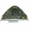 Rodinný stan kopule pro 6 osob maskáčový nepromokavý 4009647