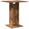 Bistro stolek old wood 60 x 60 x 75 cm kompozitní dřevo 856022