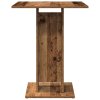 Bistro stolek old wood 60 x 60 x 75 cm kompozitní dřevo 856022