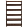 Botník hnědý dub 60x25x100 cm kompozitní dřevo 859875