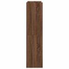 Botník hnědý dub 60x25x100 cm kompozitní dřevo 859875