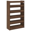Botník hnědý dub 60x25x100 cm kompozitní dřevo 859875