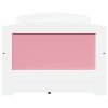Válenda se 5 zásuvkami bez matrace bílá a růžová IRUN 90x200 cm 3314683