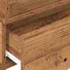 Nástěnné noční stolky 2 ks old wood 45x26x28,5 cm 858611