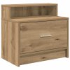Noční stolky se zásuvkou 2 ks dub artisan 51x31x47 cm 858685