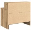 Noční stolky se zásuvkou 2 ks dub artisan 51x31x47 cm 858685