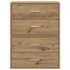 vida Skříňky s 2 zásuvkami 2 ks dub artisan 60x31x40 cm kompozit 858838