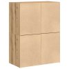 vida Skříňky s 2 zásuvkami 2 ks dub artisan 60x31x40 cm kompozit 858838