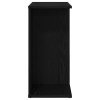Noční stolky 2 ks černý dub 46,5x29x61 cm kompozitní dřevo 858653