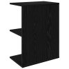 Noční stolky 2 ks černý dub 46,5x29x61 cm kompozitní dřevo 858653