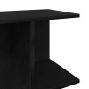 Noční stolky 2 ks černý dub 46,5x29x61 cm kompozitní dřevo 858653