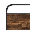 Rám postele bez matrace 90x190 cm kouřový dub kompozitní dřevo 4100366