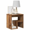 Noční stolky 2 ks old wood 40 x 30 x 40 cm kompozitní dřevo 856527