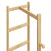 Stojan na kabáty s háčky a policemi 38,5x30x156 cm bambus 4008918