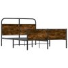 Rám postele bez matrace 140x200 cm dub sonoma kompozitní dřevo 4100393