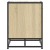 Lavice s botníkem dub sonoma 60x40x53,5 cm kompozit a kovu 849220