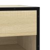 Lavice s botníkem dub sonoma 60x40x53,5 cm kompozit a kovu 849220