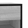 Lavice s botníkem šedá sonoma 60x40x53,5 cm kompozit a kovu 849222