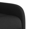 Elektrické zvedací masážní polohovací křeslo černé textil 3303004