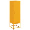 Skříň highboard hořčicově žlutá 36 x 39 x 123 cm ocel 846527