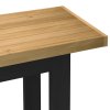 Psací stůl NOAIN na nohách ve tvaru U 120x50x75 cm borovice 4100041