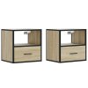 Nástěnné noční stolky 2 ks dub sonoma 40x31x39,5 cm 848737