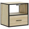 Nástěnné noční stolky 2 ks dub sonoma 40x31x39,5 cm 848737